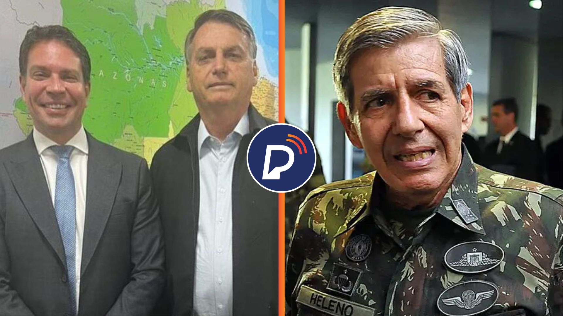 Ramagem, Bolsonaro e General Heleno. Foto: Divulgação Abin