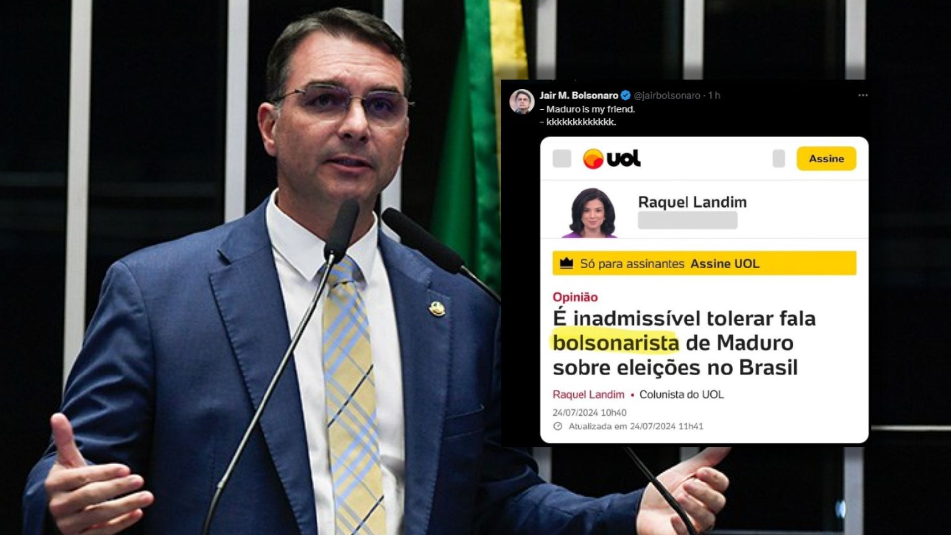 Flávio Bolsonaro. Foto: Senado Federal