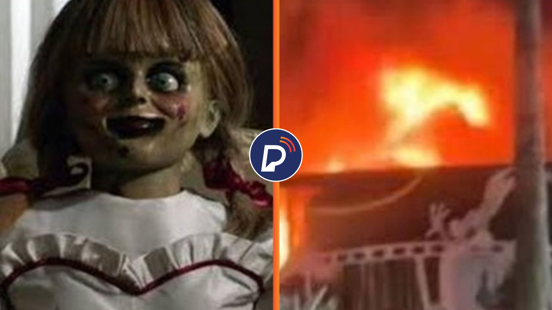 Incêndio atinge exposição da Warner no Brasil com boneca original do filme Annabelle. Foto: Arte/Portal de Prefeitura