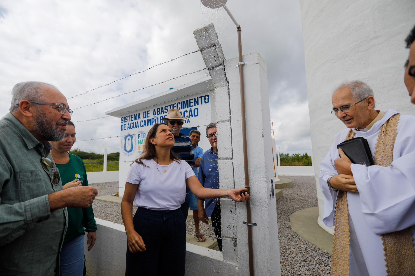 Governadora Raquel Lyra inaugura Sistemas Simplificados de Abastecimento de Água (SSAA). Foto: Miva Filho/ Secom