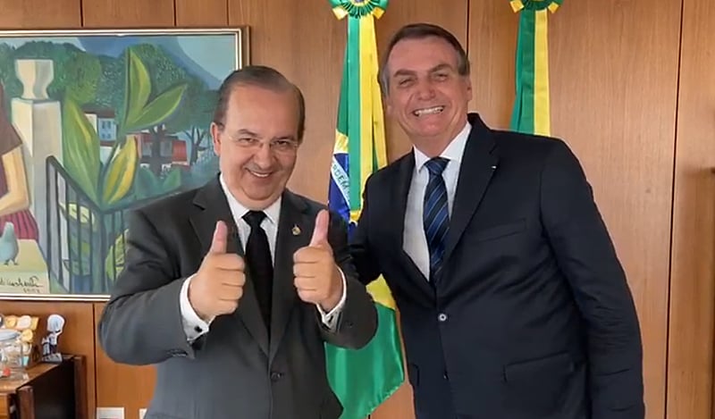 Jorginho Mello e Jair Bolsonaro Santa Catarina CPAC