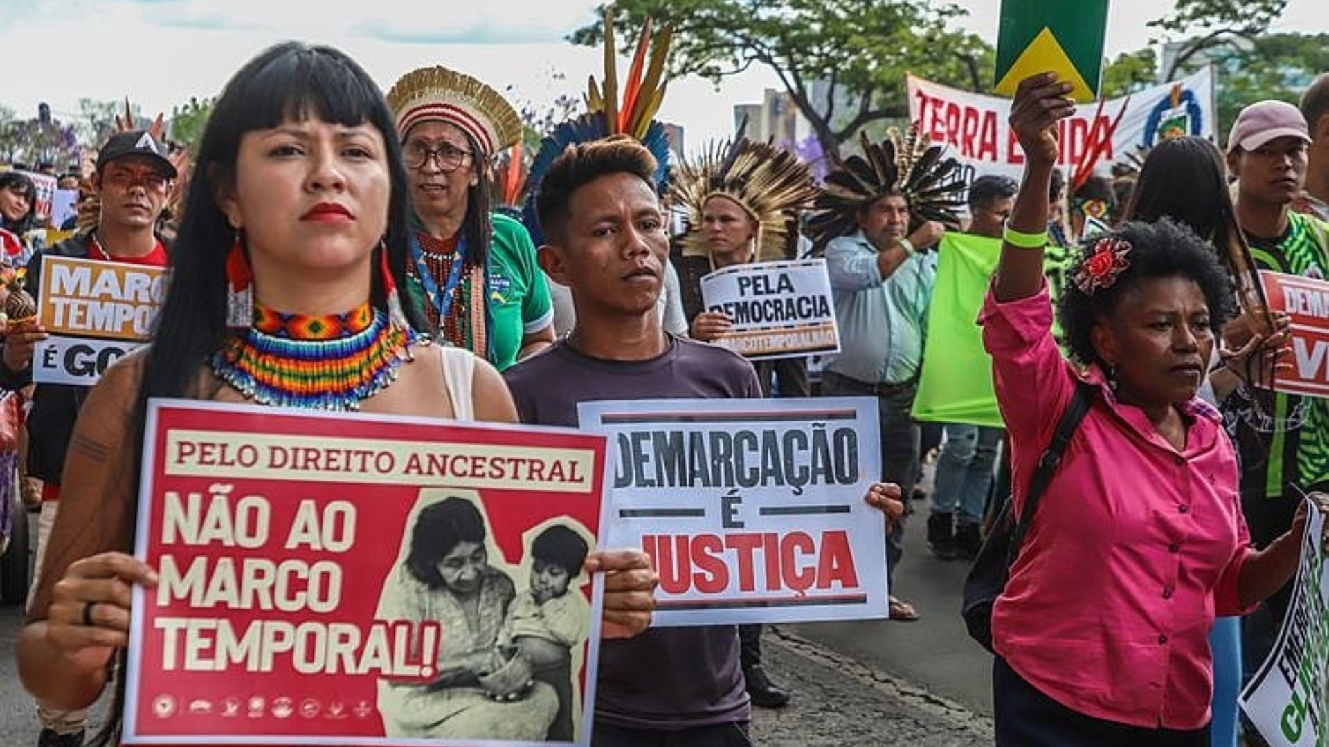 Comissão do senado adia votação de PEC que define marco temporal da demarcação de terras indígenas. Foto: Antônio Cruz/Agência Brasil