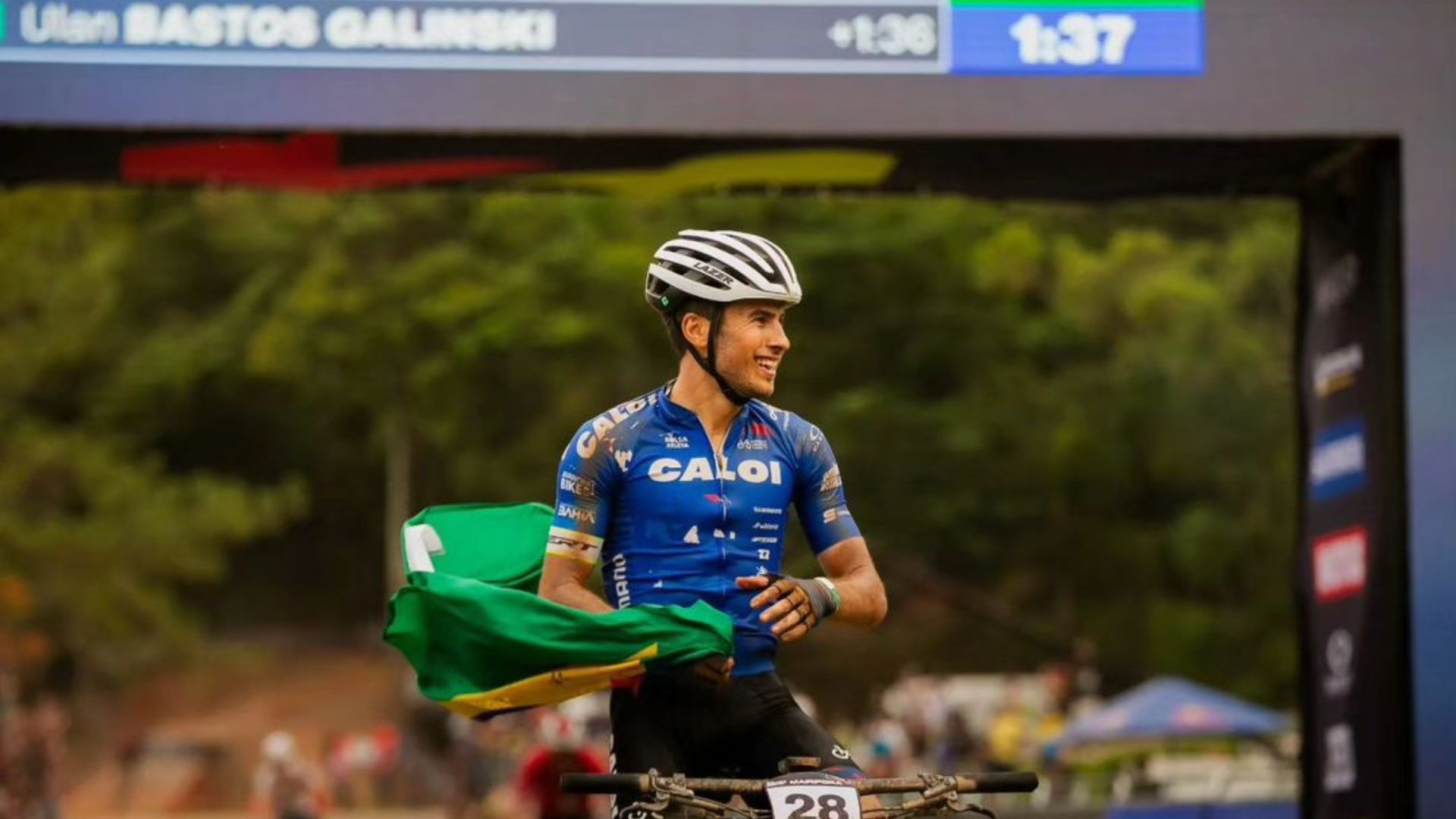 PARIS 2024 brasileiro, Ulan Galinski, fica na 21ª posição na prova de mountain bike