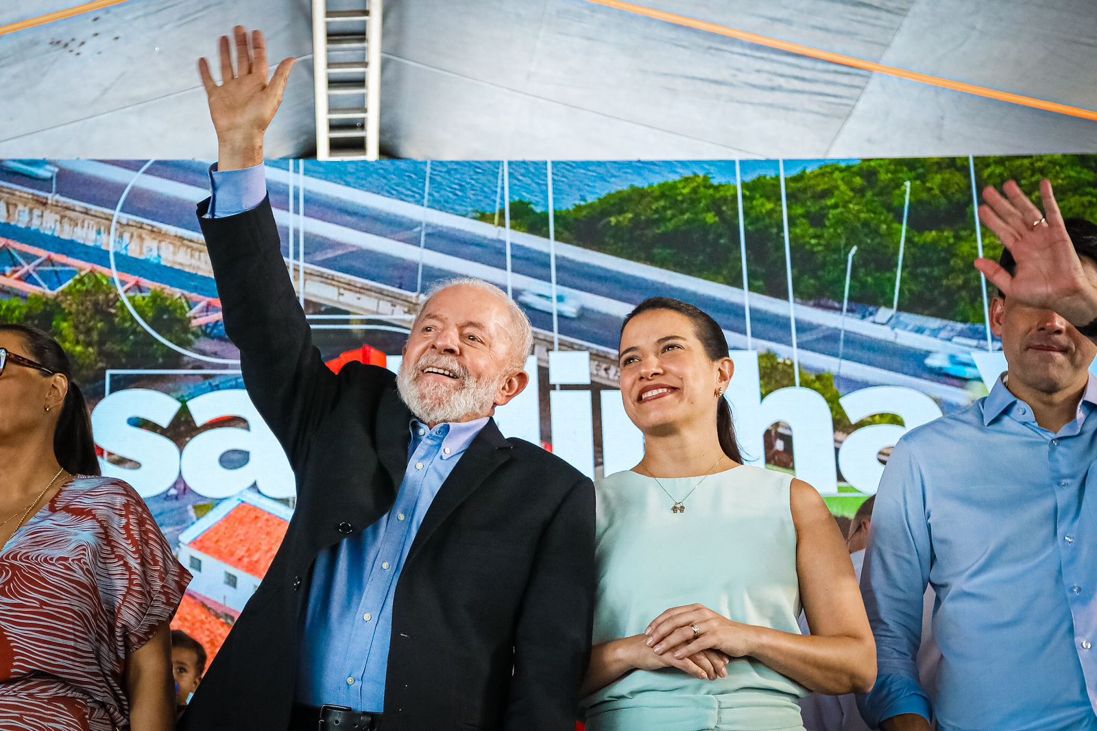 Presidente Lula e a governadora Raquel Lyra. Foto: Janaina Pepeu/ Secom