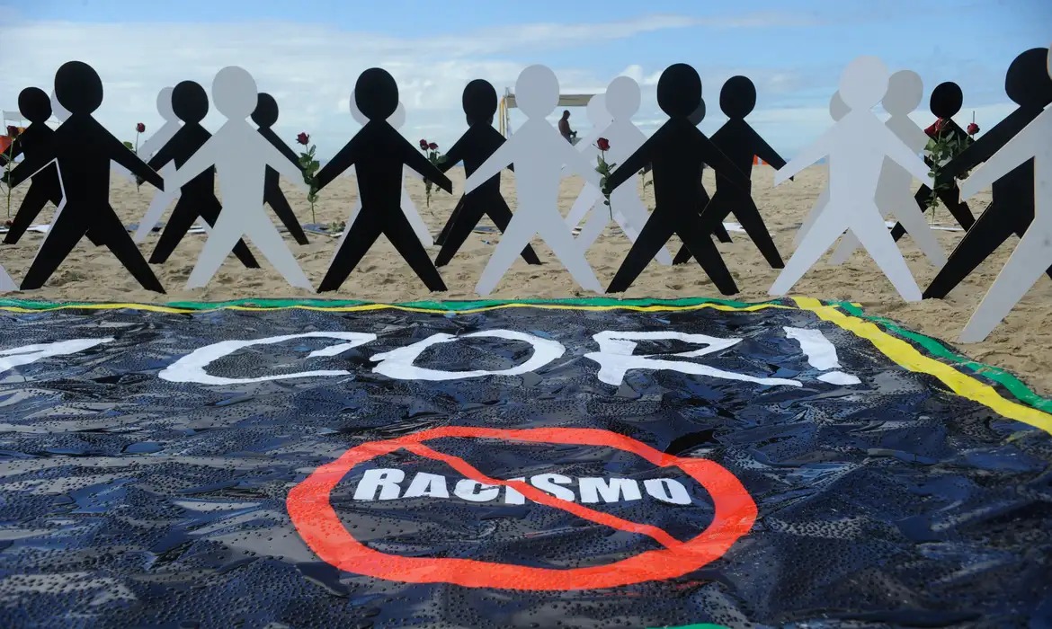 Protesto contra o racismo. Foto: Tania Rego/ Agência Brasil