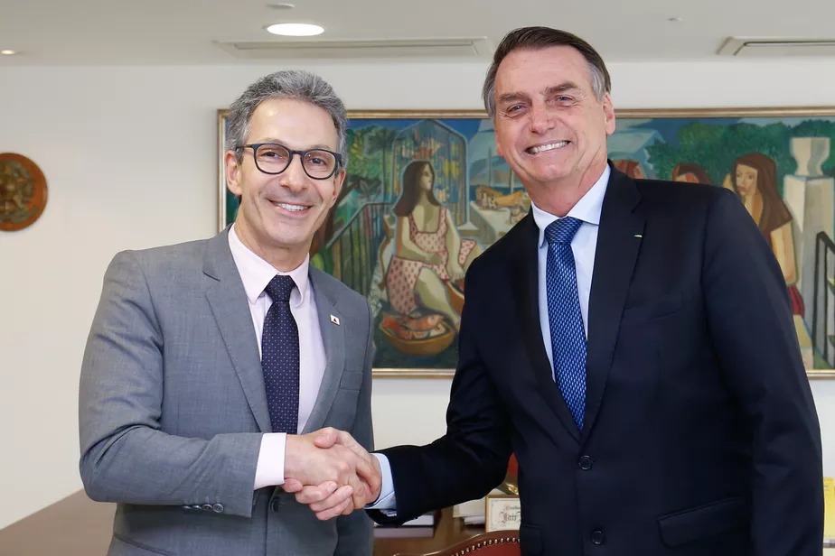 Romeu Zema e Jair Bolsonaro. Foto: Alan Santos/ PR