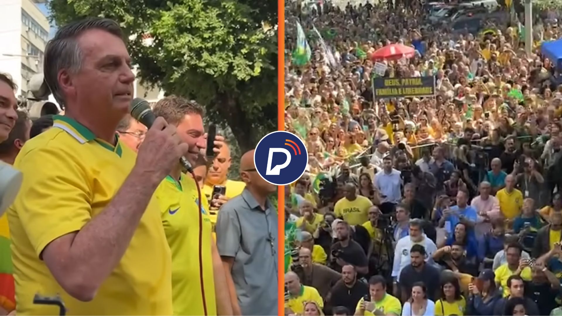 Jair Bolsonaro em discurso no Rio de Janeiro. Foto: Reprodução/Youtube.