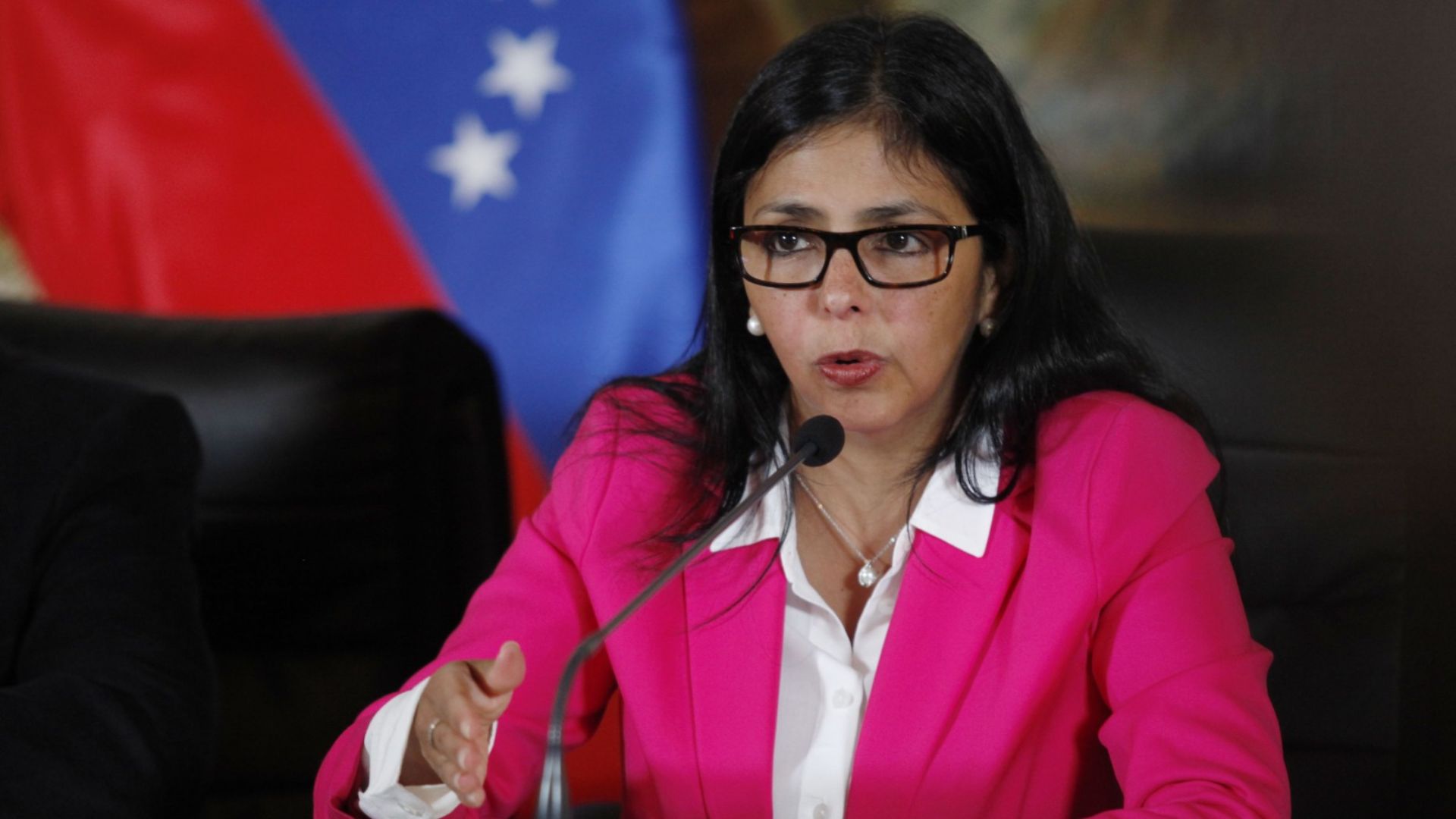 Delcy Rodríguez, vice-presidente da Venezuela. Foto: Divulgação