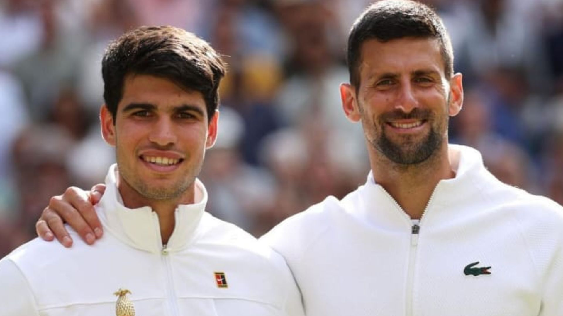 ALCARAZ e DJOKOVIC fazem reedição da final de WIMBLEDON na decisão olímpica. Foto: Reprodução / @djokernole
