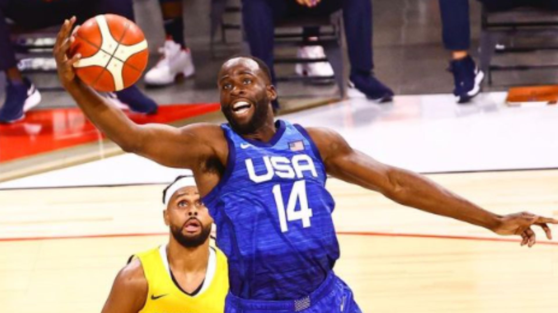 "Vamos varrer eles por uns 40 pontos sem problemas", diz Draymond Green sobre duelo contra o Brasil nas Olimpíadas