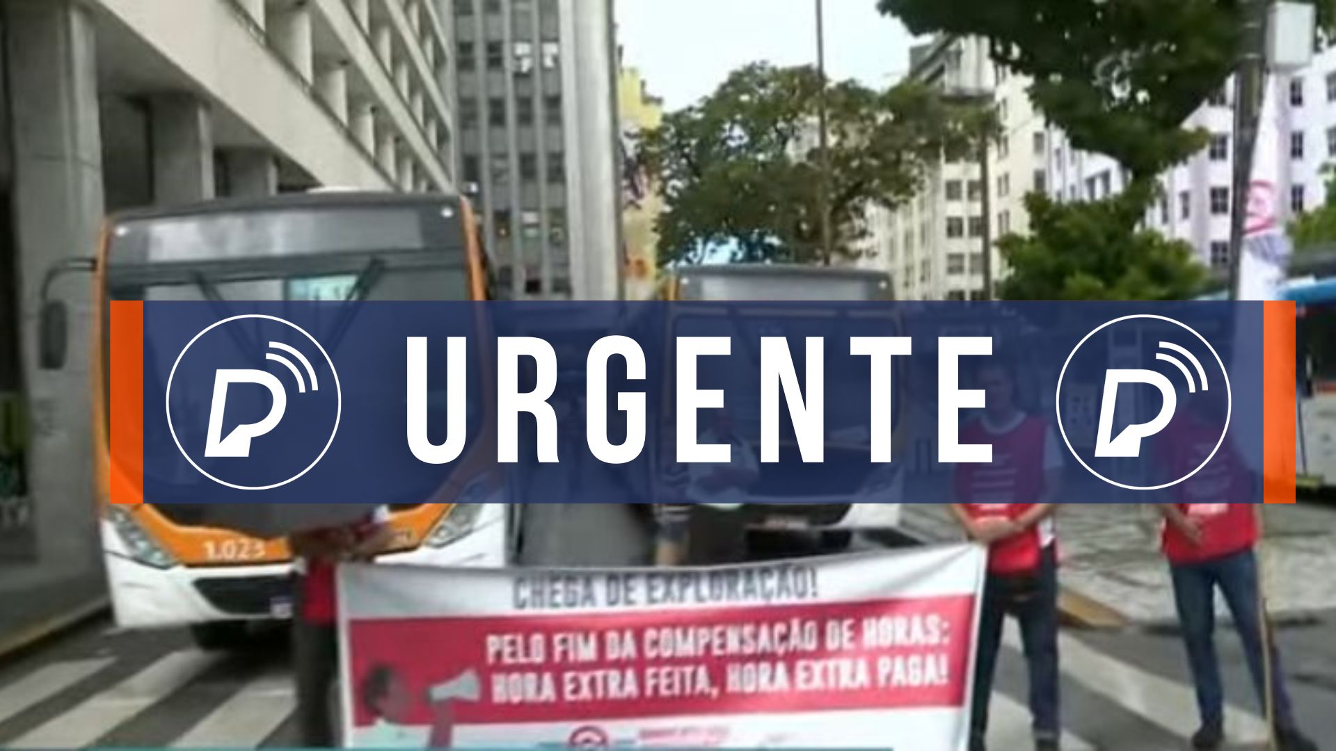 Motoristas fazem greve no Recife. Foto: Reprodução/TV Guararpes.