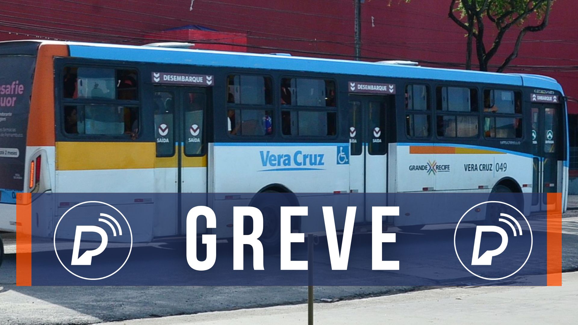 Greve de ônibus no Recife. Foto: Divulgação