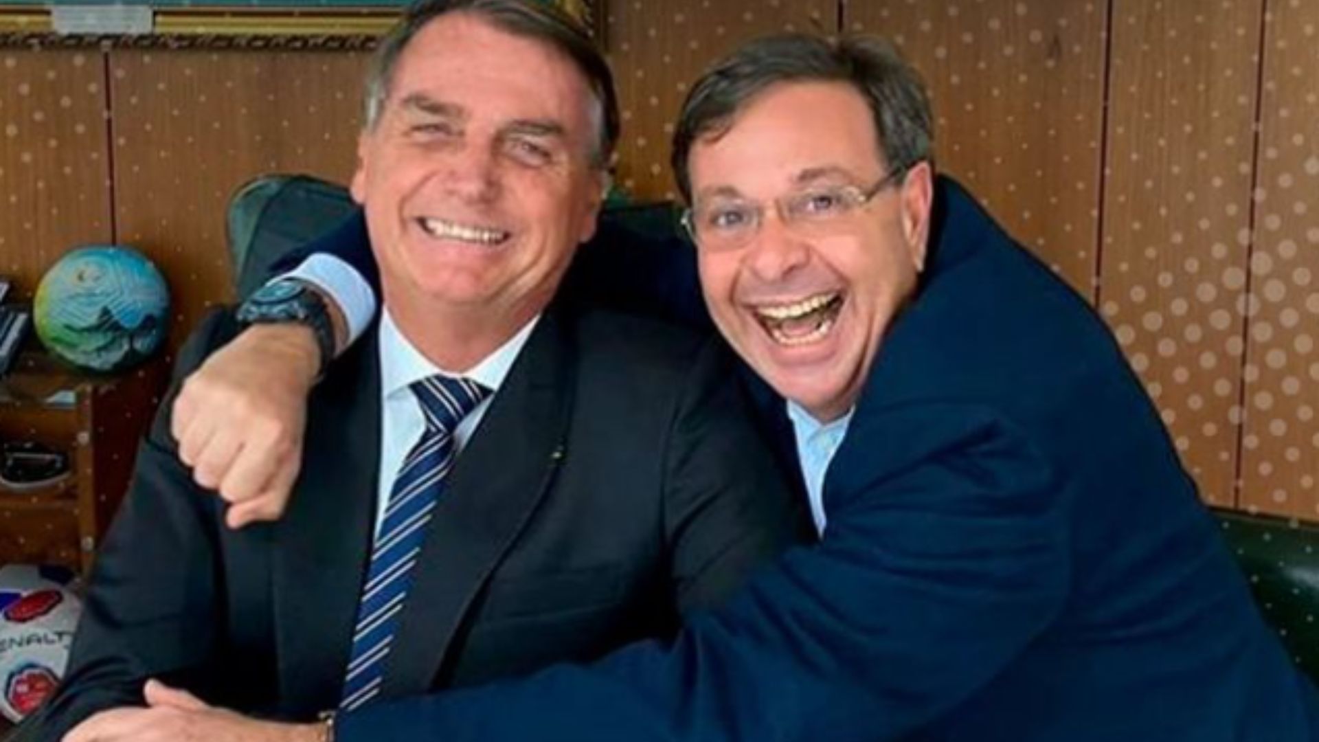 Bolsonaro e Gilson machado. Foto: Divulgação vídeo