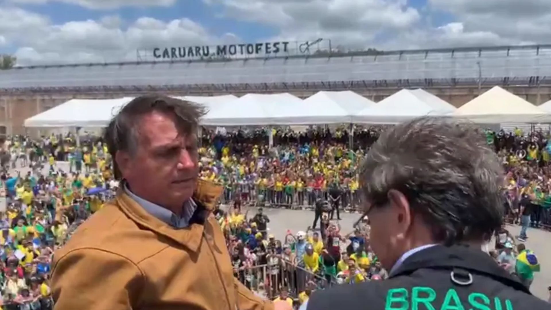 Bolsonaro em Caruaru. Foto: Divulgação