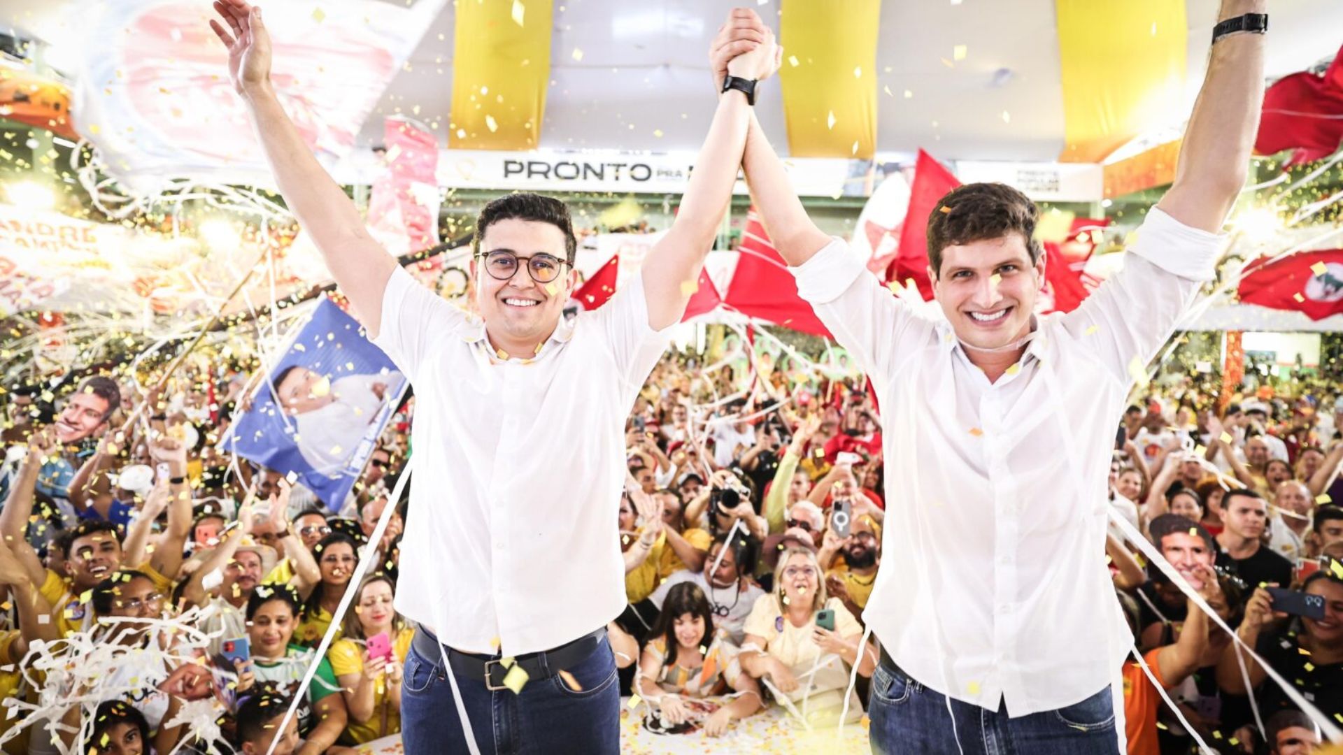 João Campos e Victor Marques. Foto: Rodolfo Loepert/Divulgação