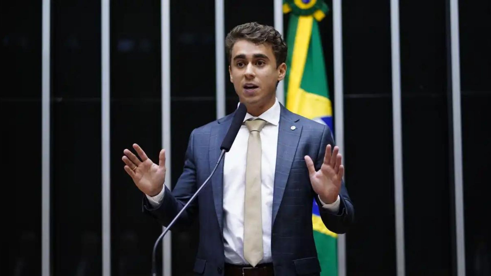 Nikolas Ferreira. Foto: Pablo Valadares/Câmara dos Deputados