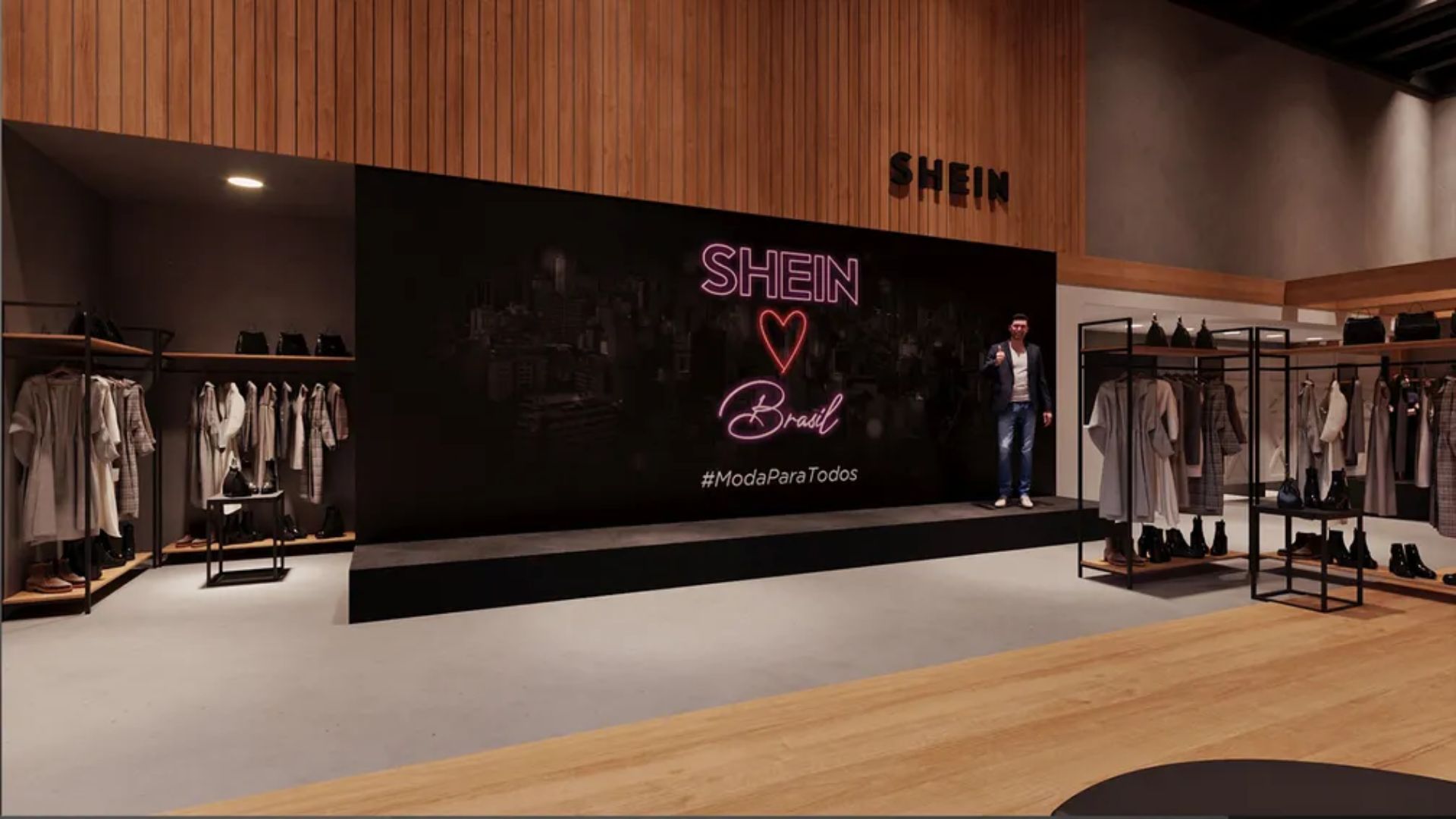 Loja pop-up da SHEIN. Foto: Divulgação