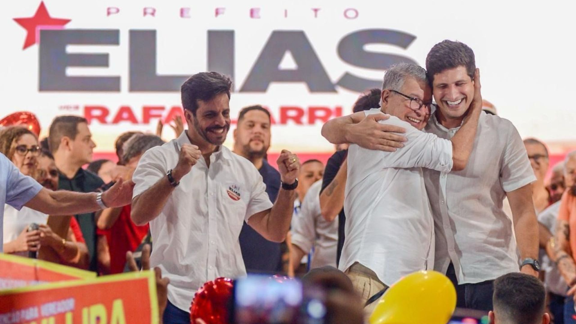 Elias Gomes reúne 10 partidos e oficializa candidatura à Prefeitura do Jaboatão. Foto: Victor Patrício/Divulgação
