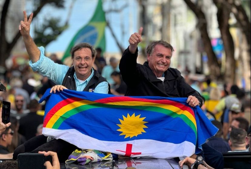 Gilson Machado e Jair Bolsonaro. Foto: Divulgação